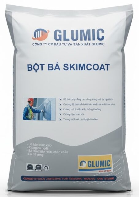 Bột bả Skimcoat xám ngoài trời